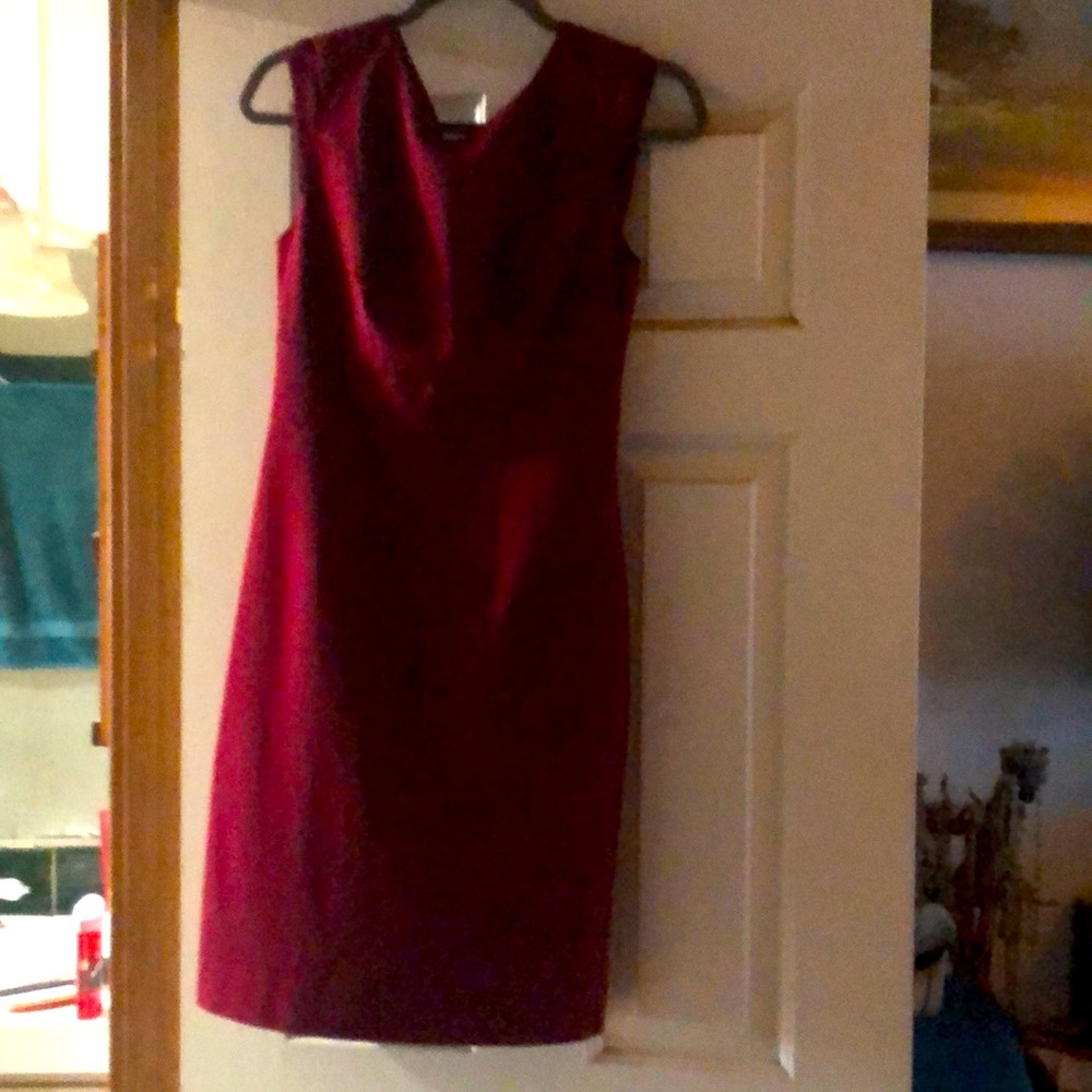 The Limited career dress color wine size 2